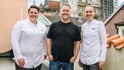 Hella Eggers, Anton Schmaus und Simone Kubitzek