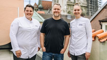 Hella Eggers, Anton Schmaus und Simone Kubitzek