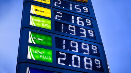 Preise an einer Tankstelle