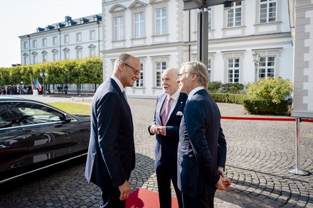 Thomas H. Althoff, Frank Marrenbach und Friedrich Merz