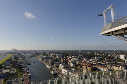 Aussichtsplattform des Atlantic Hotel Sail City