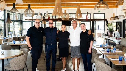 Markus Langkamm, Slim Ennakhla, Susanne Buchholz, Frank Buchholz und Lucas Kriesel
