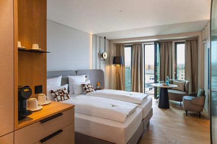 Zimmer im Atlantic Hotel Frankfurt