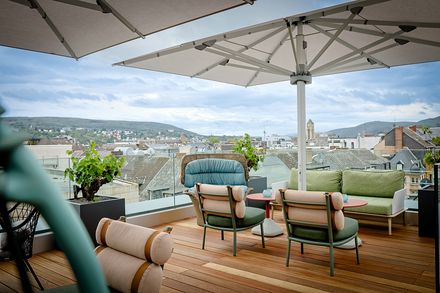 Rooftop-Bar Motel One Koblenz