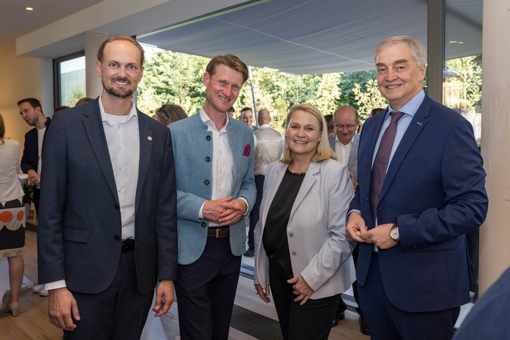 Alexander Schiehser, Hendrik Beyer-Kuczka, Elke Meissnitzer und Dr. Christian Moser