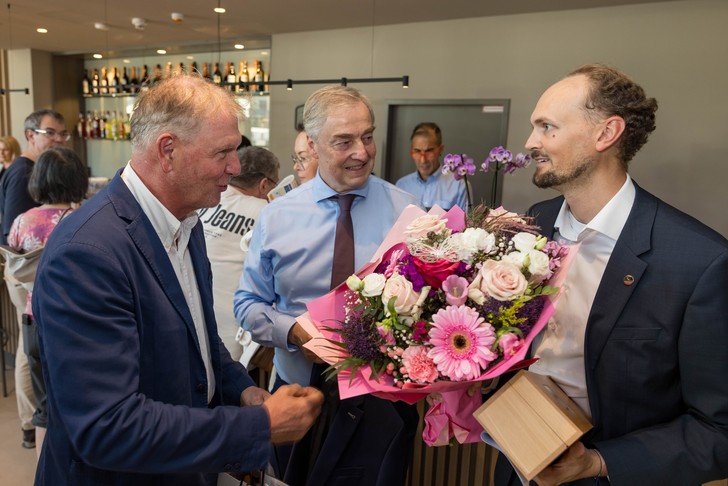 Dr. Reinhold Hauk, Dr. Christian Moser und Alexander Schiehser