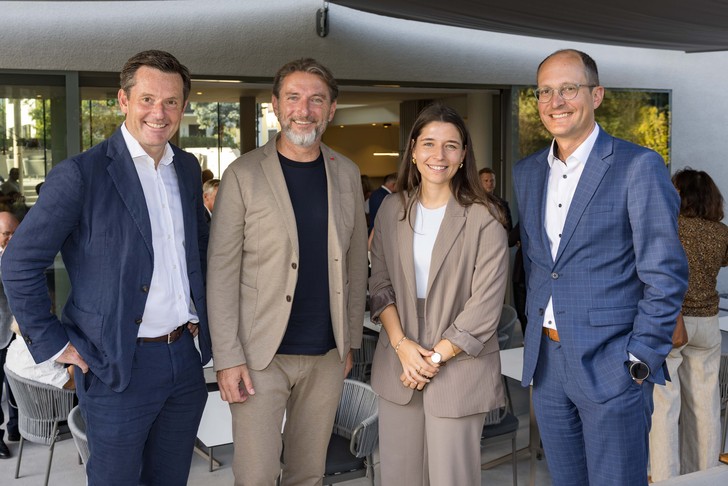 Thomas Gstaltmaier, Andreas Hönigsperger, Celina Schwaiberroider und Christoph Leinberger