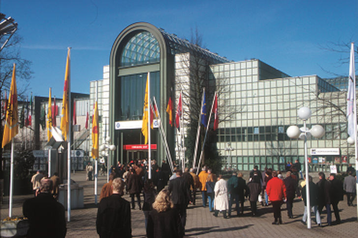 Der Eingang der Internorga im Jahr 2000
