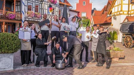 Die neuen Auszubildenden im Seehotel Niedernberg