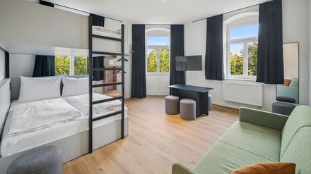 Zimmer bei Homaris Serviced Apartments