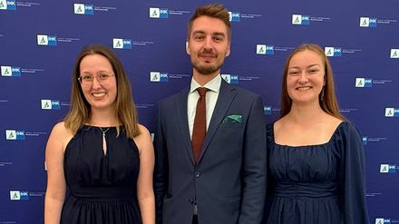 Annalena Schneider, Jan Bukmakowski und Samira Braun