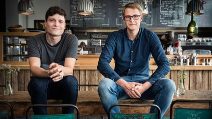 Gründer Jakob Breuninger (li.) und Valentin Belser (re.)