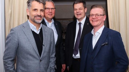 Bernd Fritzges, Markus Luthe, Stefan Dinnendahl und Otto Lindner