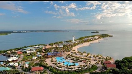 Harvest Caye in der Karibik