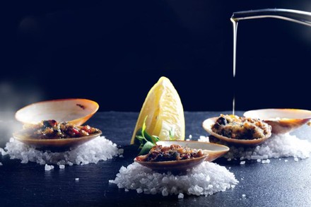 Ein Fine-Dining-Gericht