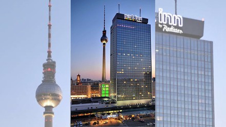 Außenansicht des Park Inn by Radisson Berlin Alexanderplatz