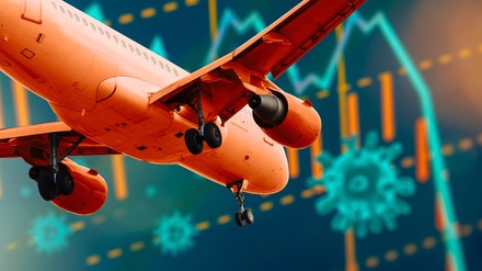 Ein Flugzeug