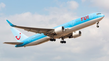 Flugzeug des Reisekonzerns Tui
