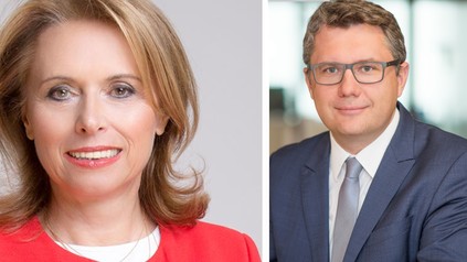 Obfrau des Fachverbandes Hotellerie in der Wirtschaftskammer Österreich Susanne Kraus Winkler und ÖHV-Generalsekretär Markus Gratzer