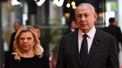 Benjamin Netanjahu und seine Frau Sara