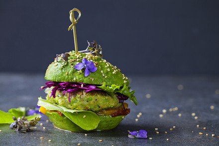 Ein veganer Burger