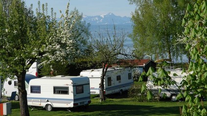 Bergsicht vom Campingplatz