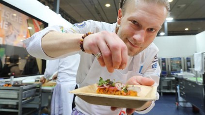 Ein Koch auf der Grünen Woche