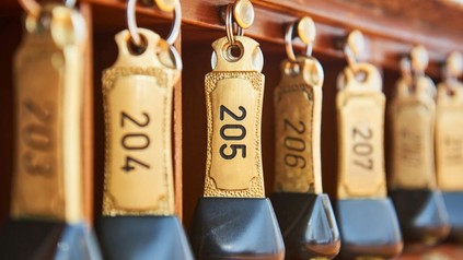 Mehrere Hotelschlüssel