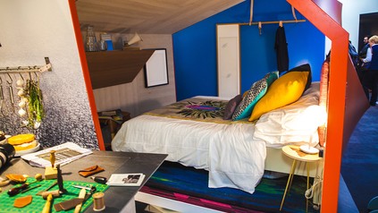 Hotelzimmer für die Zielgruppe Digitale Avantgarde