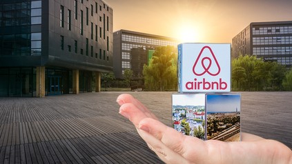 Das Logo von Airbnb