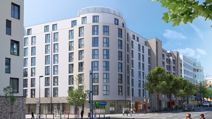 Außenansicht des Holiday In Express in Offenbach