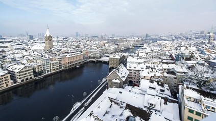 Zürich im Winter