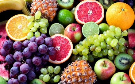 Diverses frisches Obst