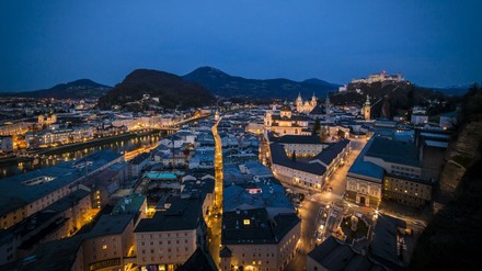 Salzburg bei Nacht