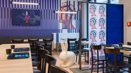 Speisesaal im Bento Inn Munich Messe