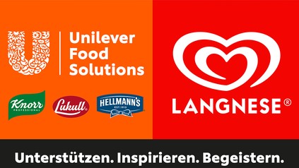 Logo von Unilever Food Solutions und Langnese