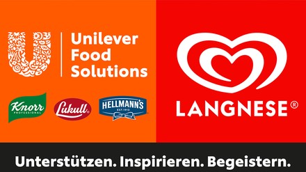 Logo von Unilever Food Solutions und Langnese