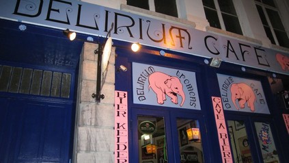 Das Cafe Delirium von außen