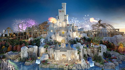 Ein großes Märchenschloss