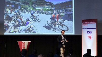 Redner beim Sport.Tourismus.Forum in St.Gallen