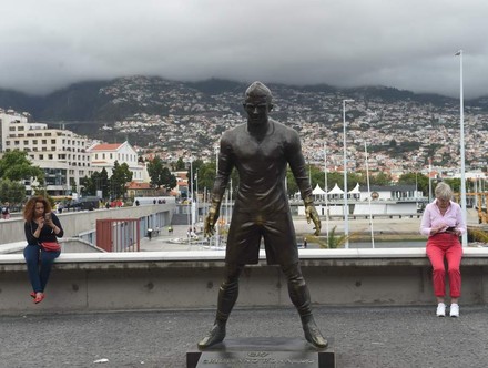 Statue von Christiano Ronaldo in Madeira
