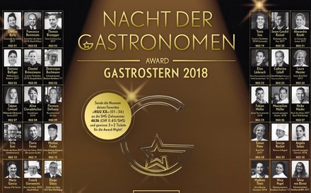 Das Plakat zur Nacht der Gastronomen 2018