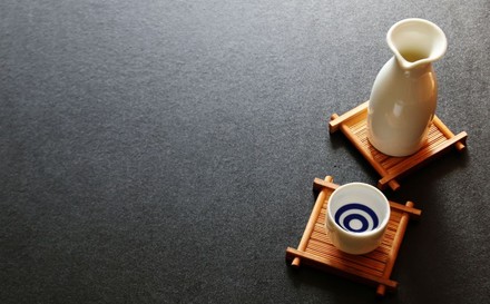 Sake Schale und Krug