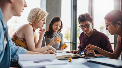 Eine Gruppe Studenten