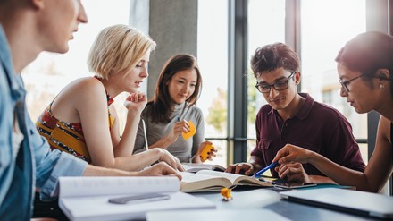 Eine Gruppe Studenten