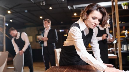Kellner in einem Restaurant
