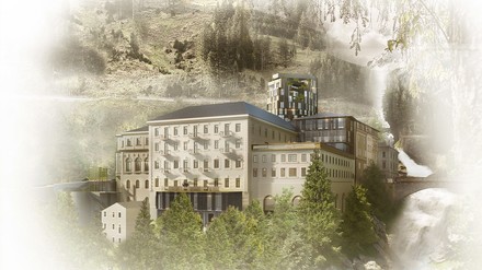Historisches Gebäudeensembles in Bad Gastein