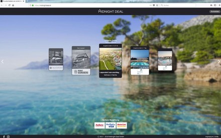 Die Webseite von Midnight Deal