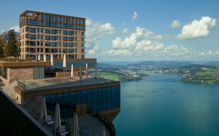 Panorama des Hotels Bürgenstock in der Schweiz