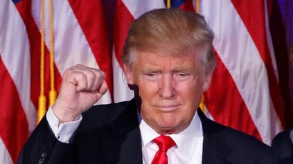 Donald Trump ballt die Faust